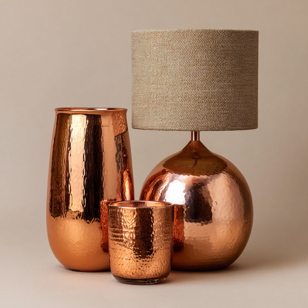 10 objetos de decoração em cobre que vão encantá-lo