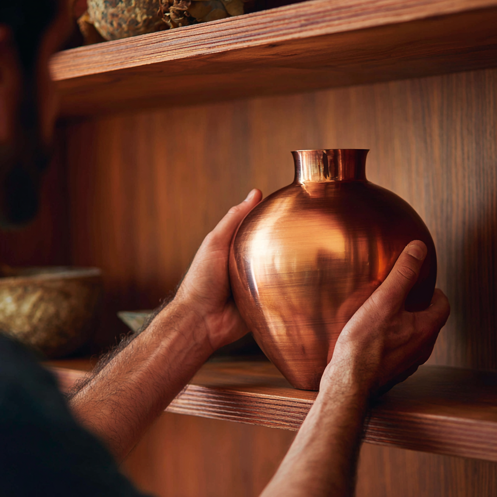 10 objetos de decoração em cobre para um ambiente rústico