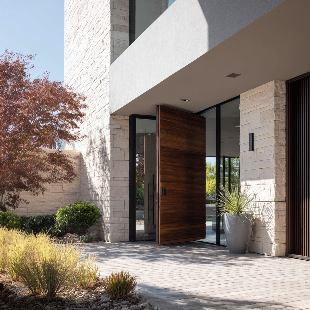 O que é uma porta pivotante?