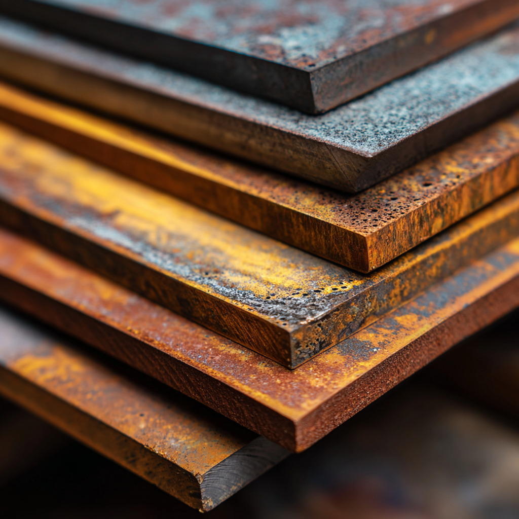 Qual é a espessura de aço corten?