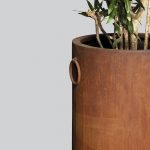 Vaso de aço corten | Super Size Rustic