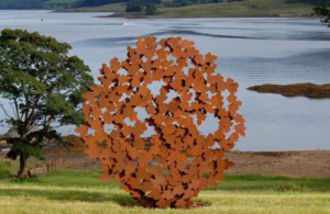 preço de escultura de aço corten para decoração rústica