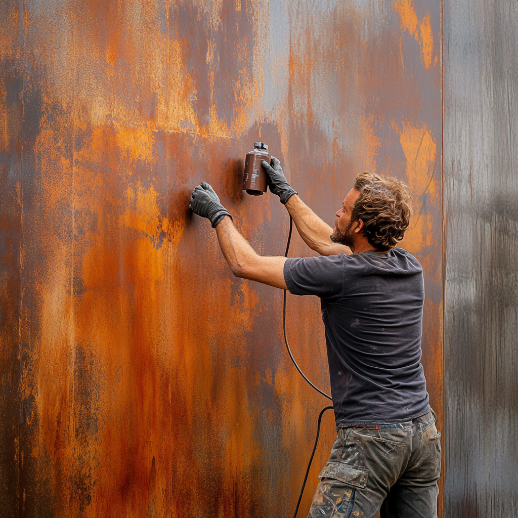 Spray em aço corten: vale a pena, mesmo?