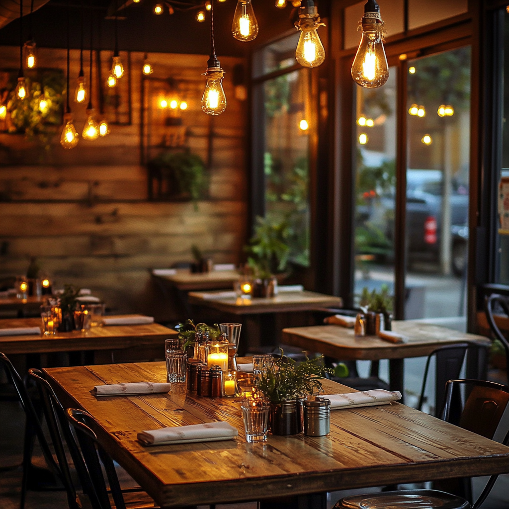 7 passos para criar um ambiente rústico para restaurantes