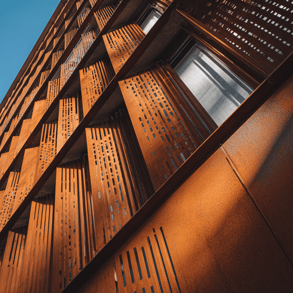 Brise em aço corten