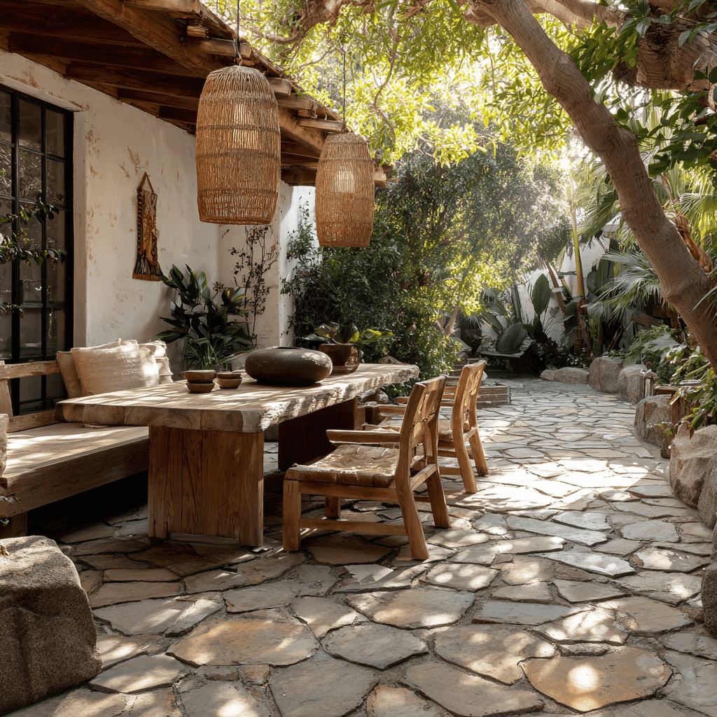 Como fazer pisos rústicos para a área externa