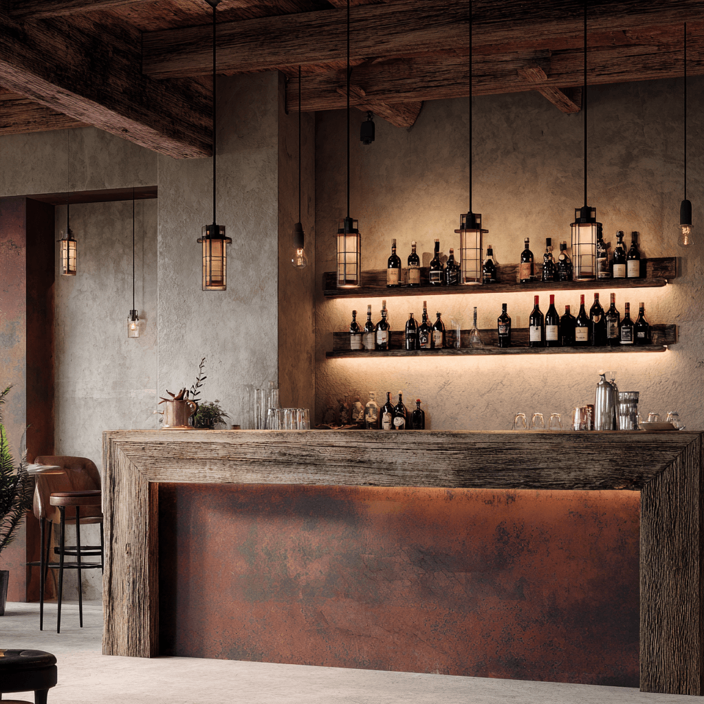 Como montar um bar rústico simples