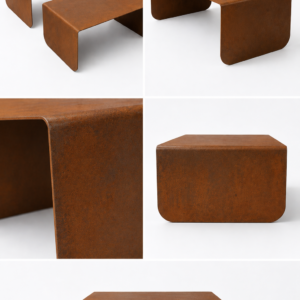 Mesa de Centro de Aço Corten Rustic